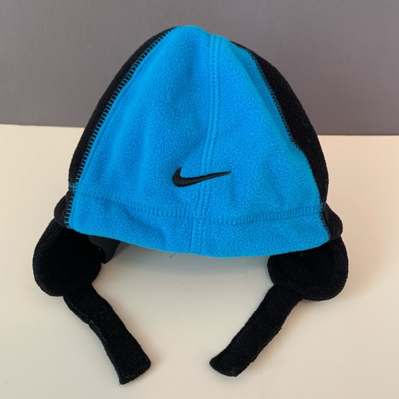 Nike Other - Nike • Blue toddler beanie with ear flaps